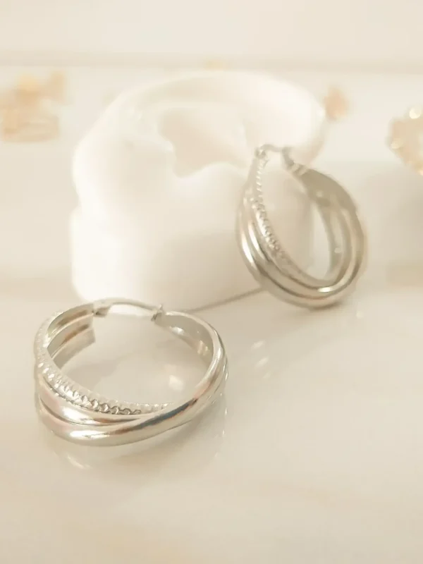 Estela candonga plateado