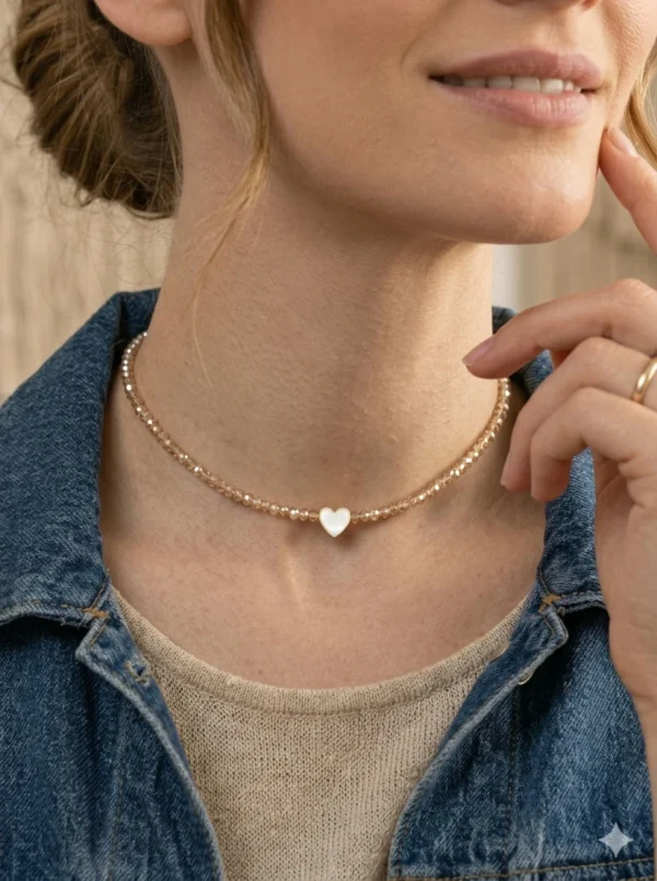 Choker Murano Corazon