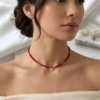 Choker Luna Red