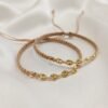 Pulsera Pareja Beige