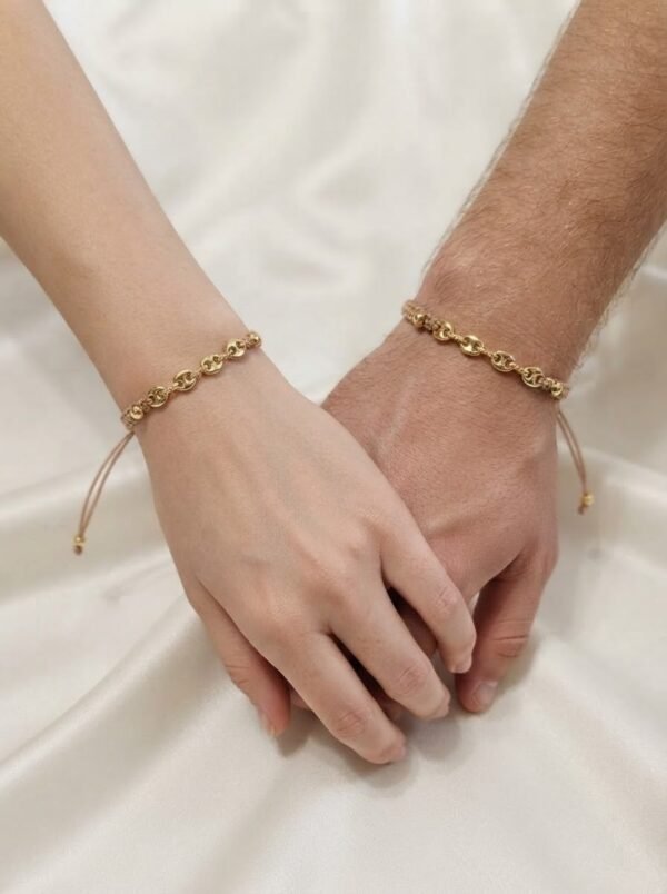 Pulsera Pareja Beige